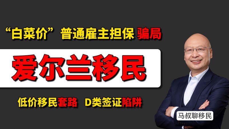 揭秘“白菜价”身份背后的骗局 - 移民爱尔兰到底要花多少钱?别信1.8万欧 警惕“D类签证”陷阱!真实成本22万欧起!